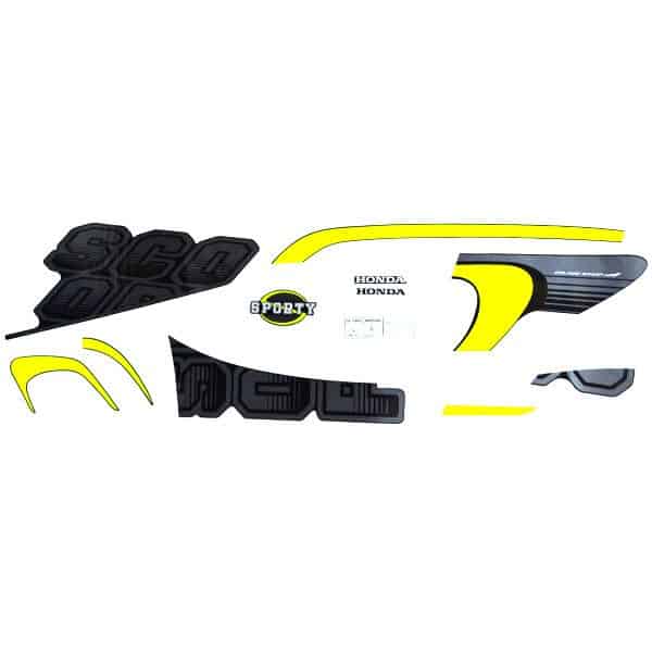 Sticker Body Kiri Hitam Putih – Scoopy eSP K93