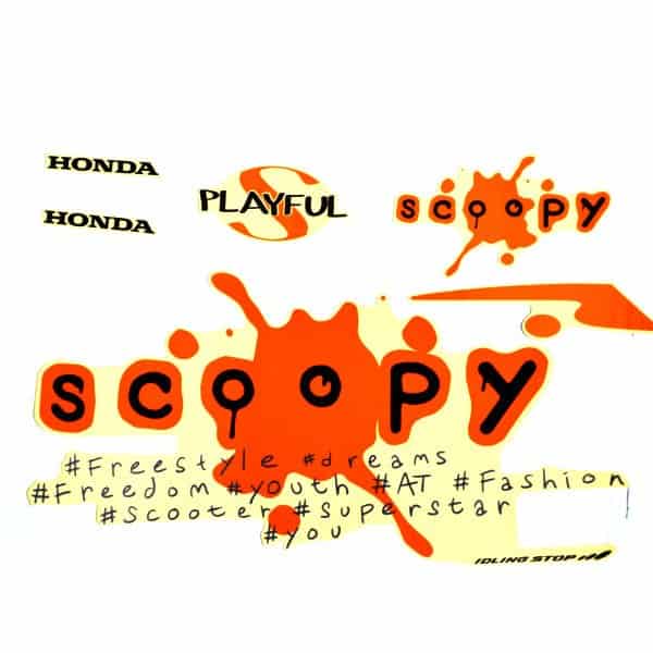 Sticker Body Kanan Cream Silver – Scoopy eSP K93