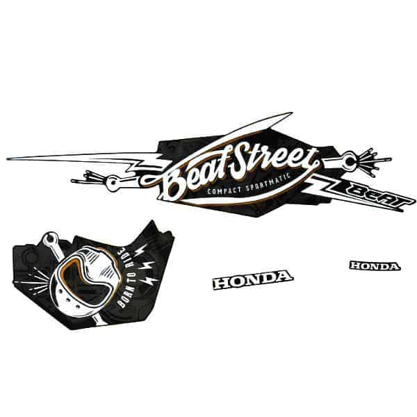 Sticker Body Kanan Hitam (Black) – BeAT Street eSP