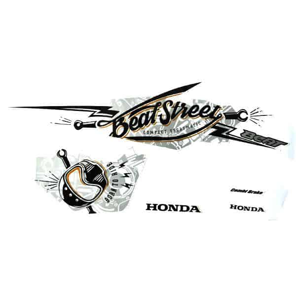 Sticker Body Kanan Putih (White) – BeAT Street eSP