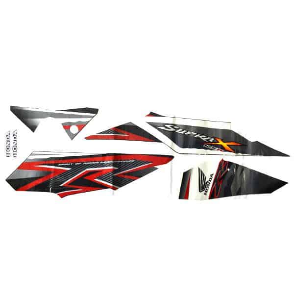 Sticker Body Kiri Black Grey – Supra X 125