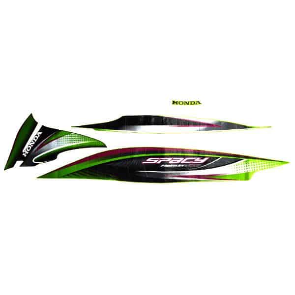 Sticker Body Kiri Green Black – Spacy