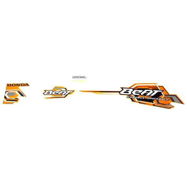 Sticker Body Kanan Orange – BeAT Karburator