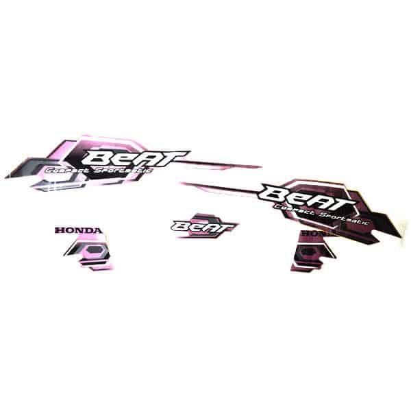 Sticker Body Kiri Kanan Pink – Beat Karburator