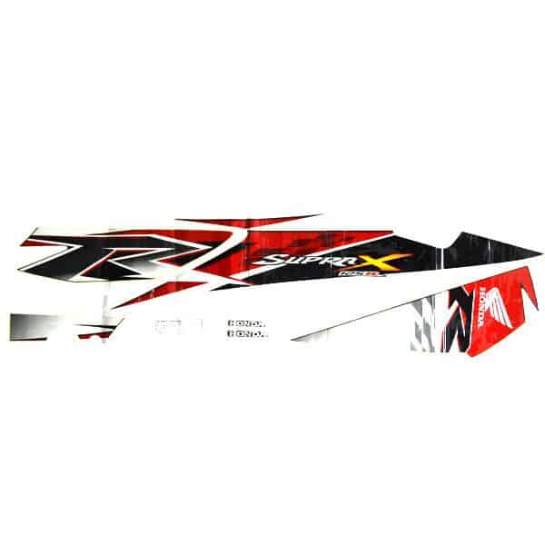Sticker Body Kiri White Red – Supra X 125