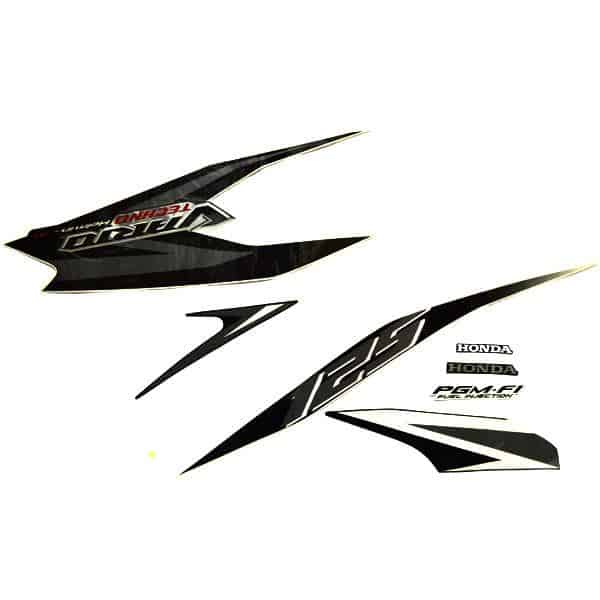 Sticker Body Kiri White Silver – Vario 125 Techno Helm In FI