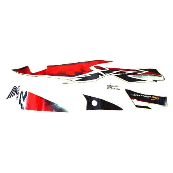 Sticker Body Kanan Speedster White – Supra X 125