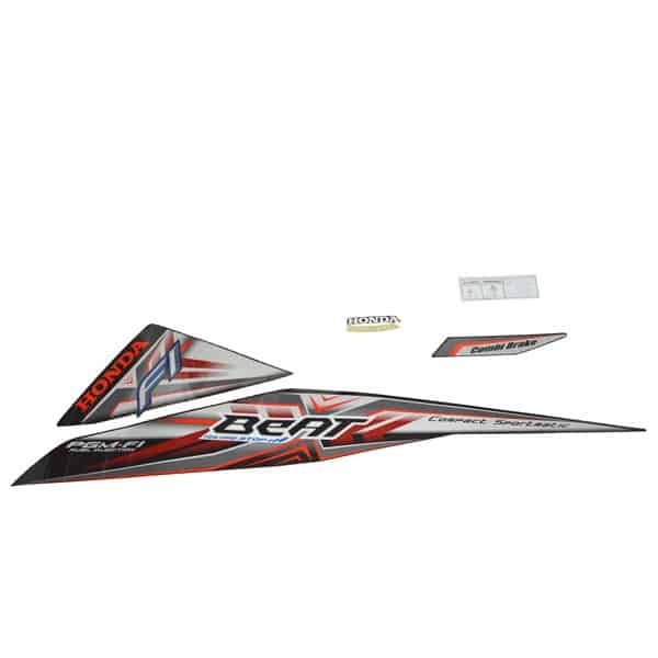 Sticker Body Kiri (Stripe Set Left) Black – BeAT Sporty eSP (K25)