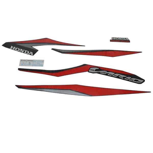 Sticker Body Kanan (Stripe Set R ISS) Hitam – New Vario 125 eSP (K60R)