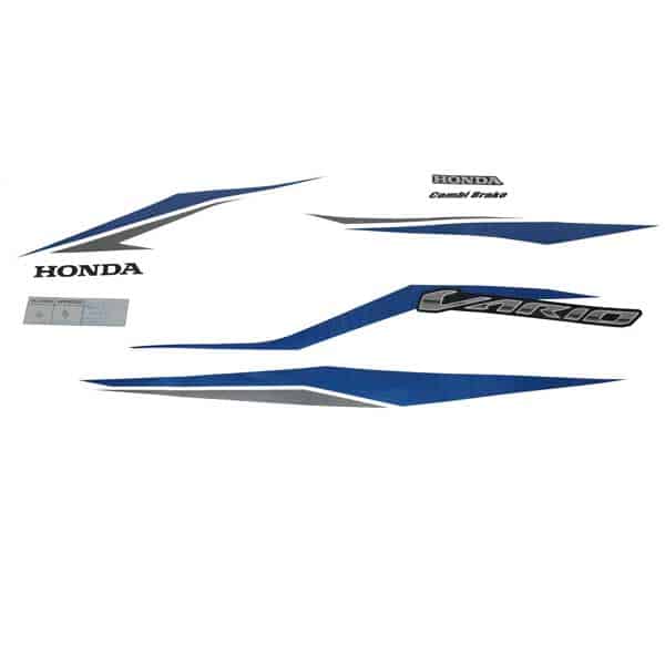 Sticker Body Kiri (Stripe Set L) White – New Vario 125 eSP (K60R)