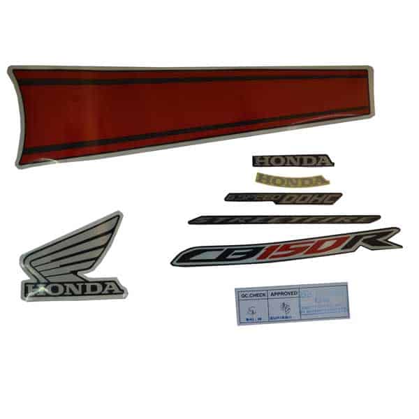 Sticker Body (Stripe Set) Black Red L – New CB150R Streetfire K15G