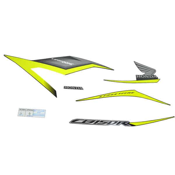 Sticker Body Kanan (Stripe Set R) Black Type 2 – CB150 StreetFire K15M