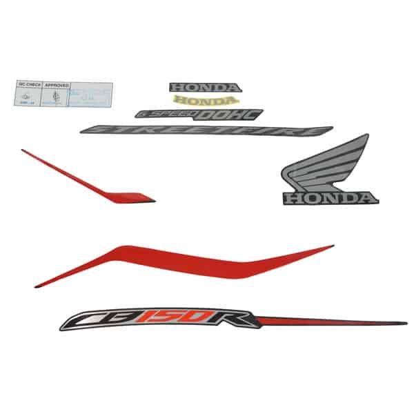 Sticker Body Kiri (Stripe Set L) Gunpowder Black – CB150 StreetFire K15M