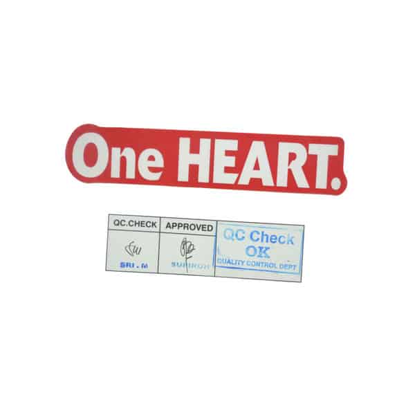 Stiker One Heart 130mm Honda CBR 150R K45N