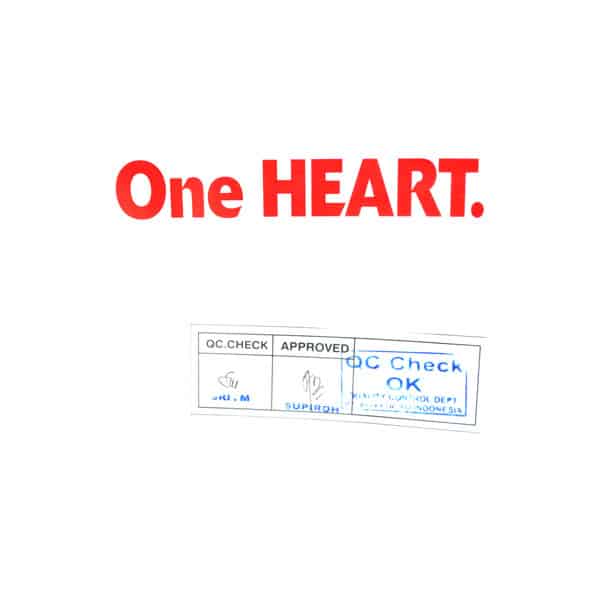 Stiker One Heart Kanan 114mm Honda CBR 150R K45N