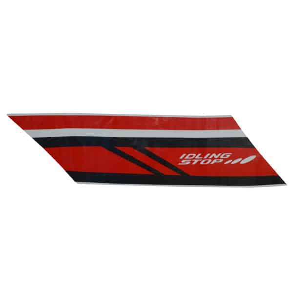 Sticker Body Kanan (Stripe B Right Body Cover Type 2) Red – Genio