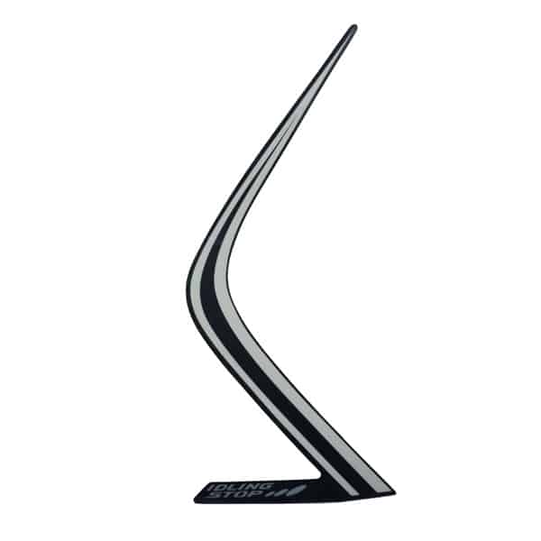 Sticker Body Kanan (Stripe B) Silver Honda Genio