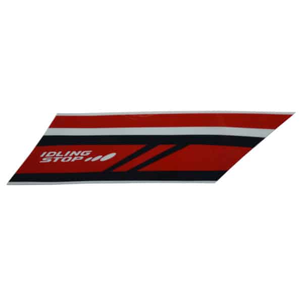 Sticker Body Kiri (Stripe B Left Body Cover Type 2) Red – Genio