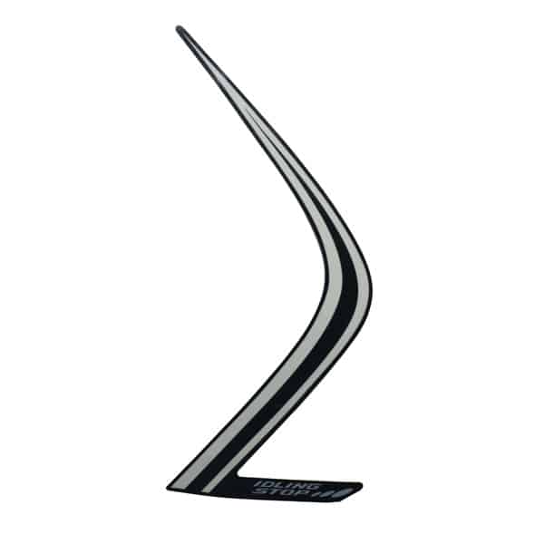 Sticker Body Kiri (Stripe B) Silver Honda Genio