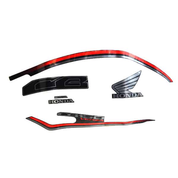 Stiker Body Set SW Kiri Hitam Honda CB 150 Verza