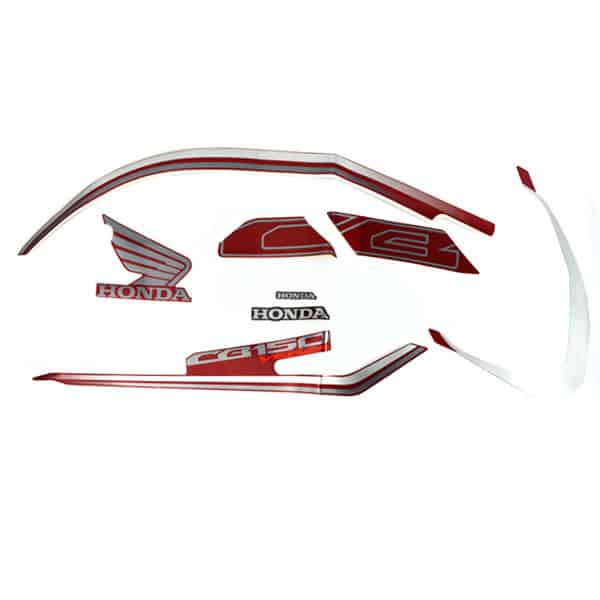Sticker Body (Stripe Set CW R RED) – Honda CB150 Verza