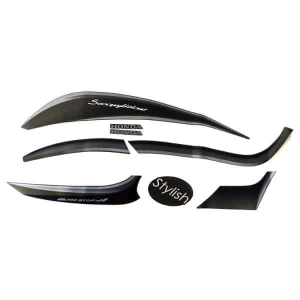 Stripe Set Stylish Brown Left – Honda Scoopy eSP (K93)