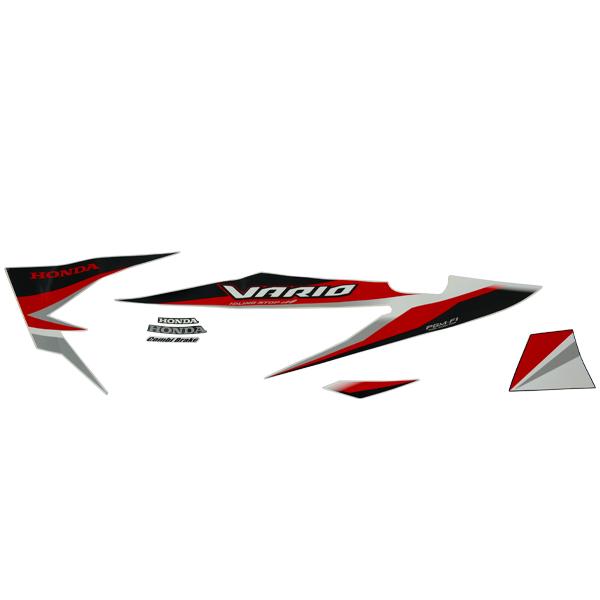 Sticker Body Set Kiri Putih Honda Vario 110 eSP