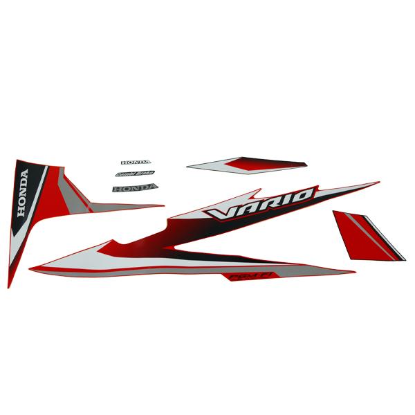 Sticker Body Set Kanan Merah STD Honda Vario 110 eSP