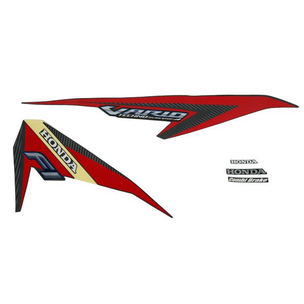 Sticker Body Set Kanan Hitam Honda Vario 125 eSP K60