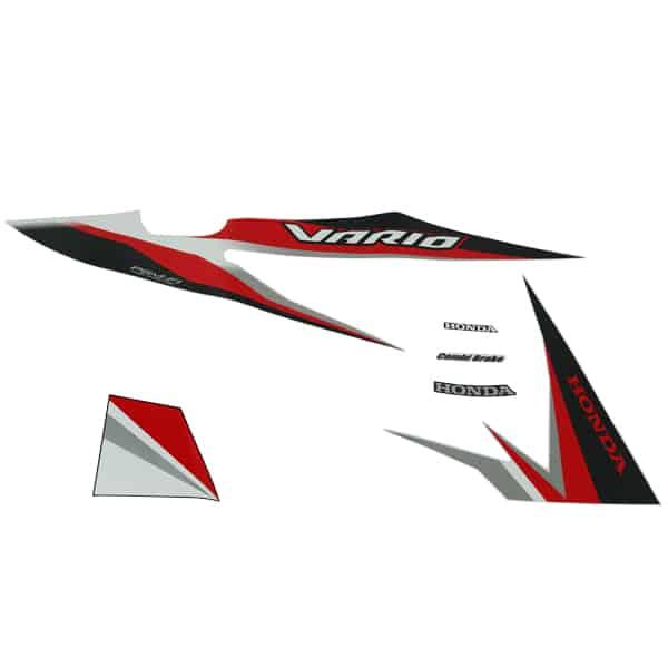 Sticker Body Set Kanan Putih Honda Vario 110 eSP