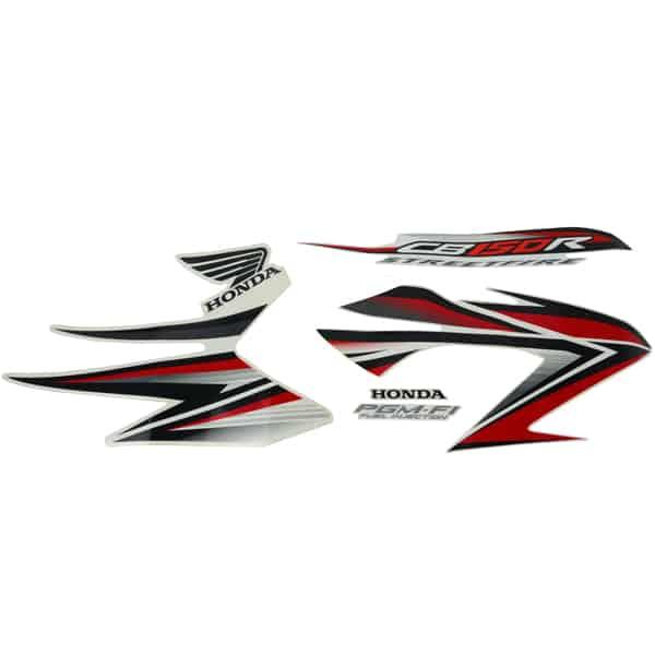 Sticker Body Kanan Putih Merah Honda CB150R StreetFire K15