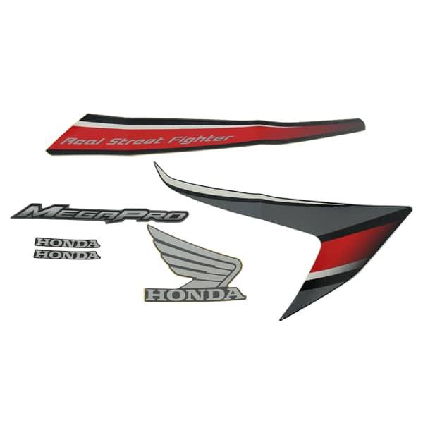 Sticker Body Kanan Grey Honda Mega Pro