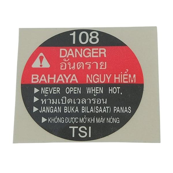 Sticker Tutup Radiator Honda Vario 125 eSP K2V