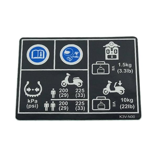 Label Tire Drive Cargo Honda Stylo 160