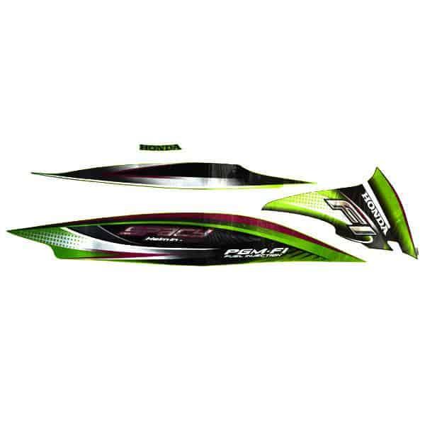 Sticker Body Kanan Green Black – Spacy FI