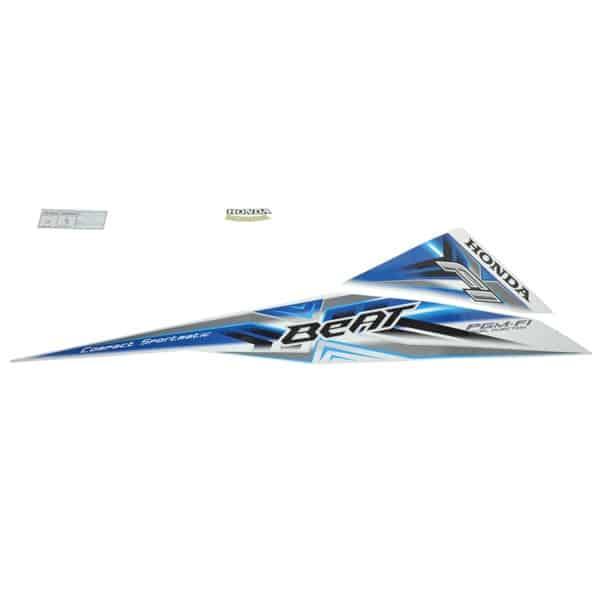 Sticker Kanan (Stripe Set Right) Putih Biru – BeAT Sporty eSP (K25)