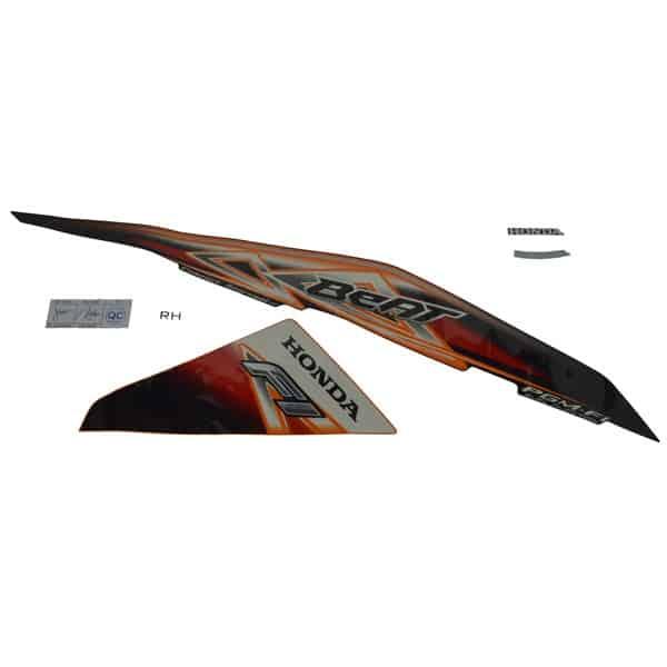 Sticker Body Kanan (Stripe Orange Blue R) – BeAT FI (K25)