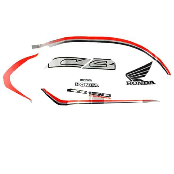 Sticker Body Kiri (Stripe Set Cw L Silver) – Honda CB150 Verza