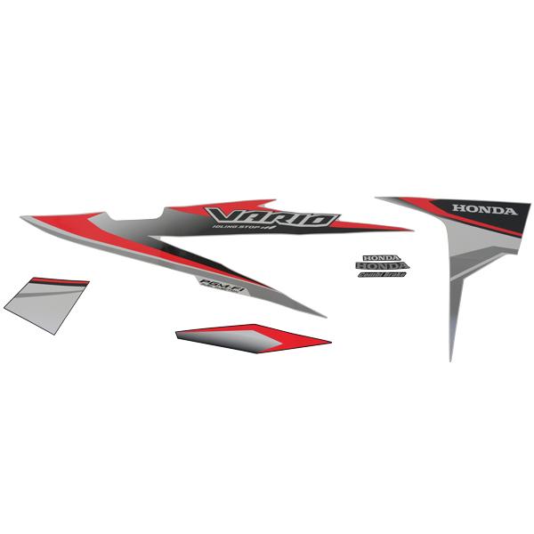 Sticker Body Set Kanan Putih SPS Honda Vario 110 eSP