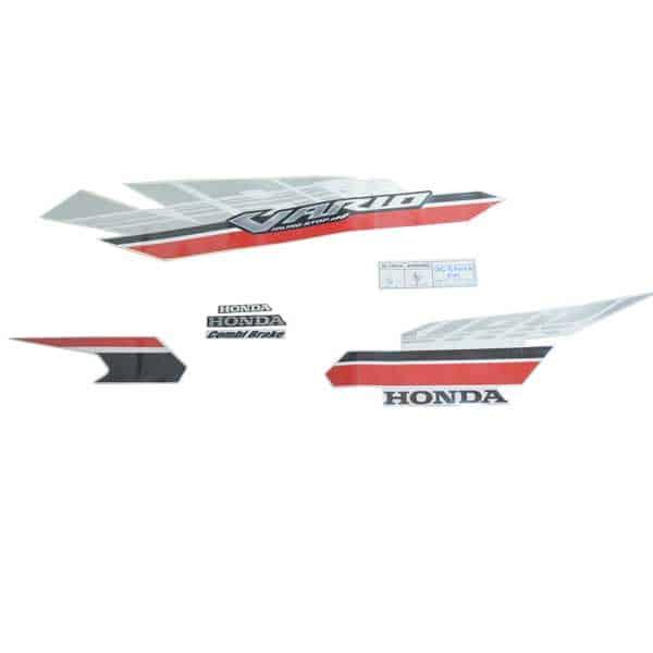 Sticker Body (Stripe Set R) White Red – Vario 125 eSP K60