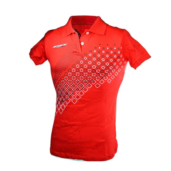Spacy Polo Shirt Red W-M