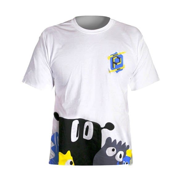 Beat White Pixel T-Shirt L