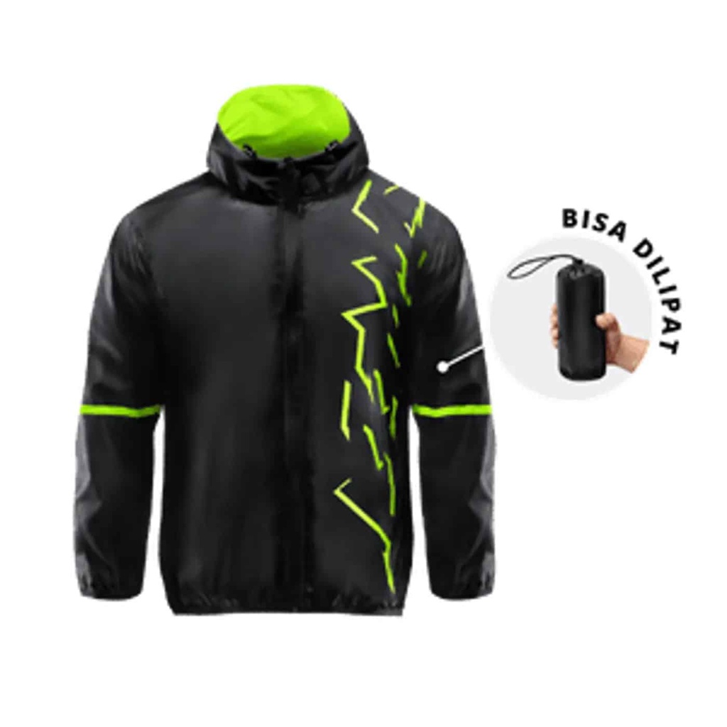 Jaket Street Neon Windbreaker (XL)