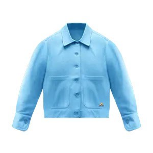 Baju Outer Women Pastel Blue (M)