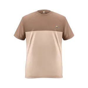 Baju Two Tone T-Shirt Beige (L)