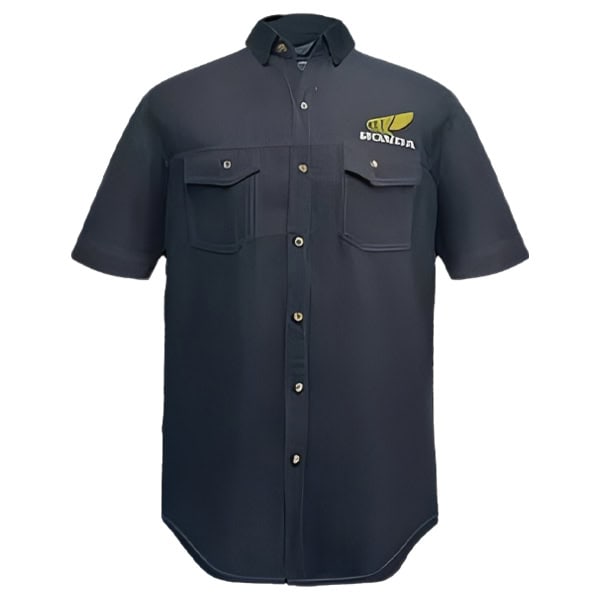 Kemeja Classic Denim Shirt Hitam (XL)