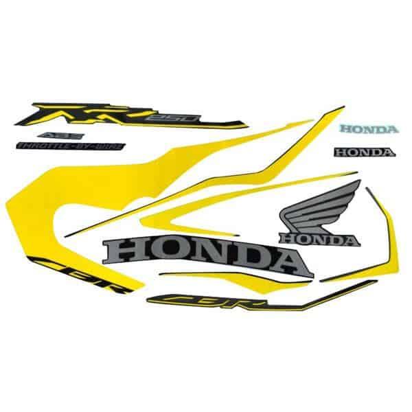 Sticker Body Kiri Grey (Abu Abu) ABS – CBR 250RR