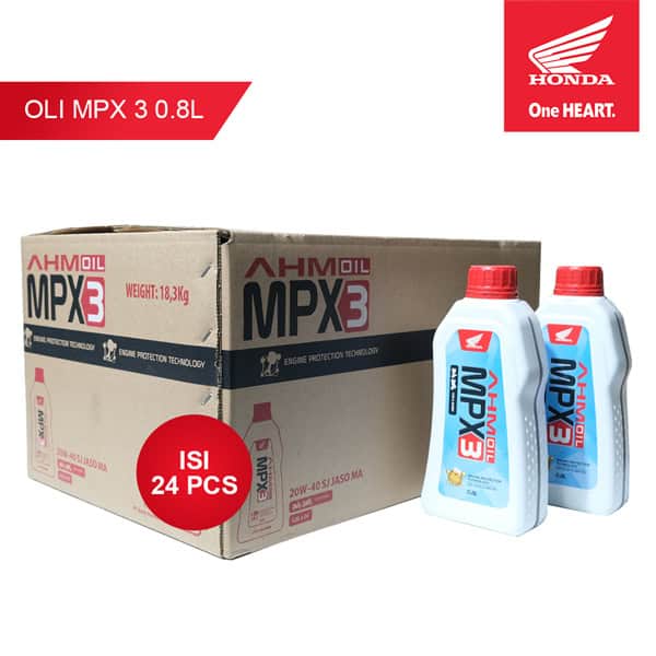 Oli Motor Matic MPX3 0.8 L (Paket Dus)