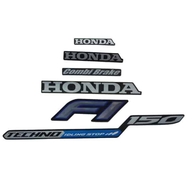 Sticker Body Kiri (Stripe Set L Black) – Vario 150 eSP