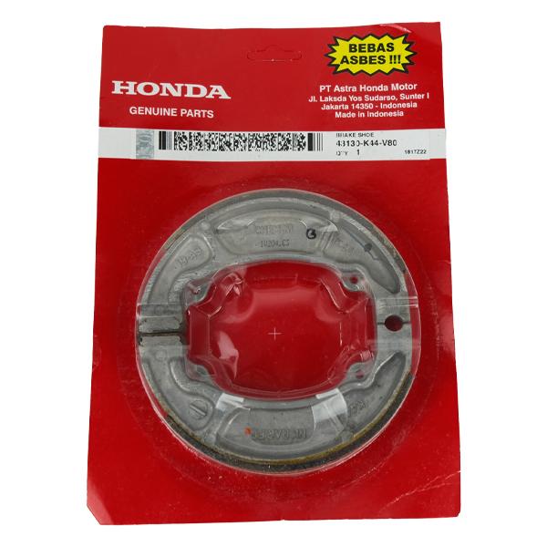 Kampas Rem Belakang Honda Beat / Genio / Scoopy / Spacy / Stylo 160 / Vario 110 / Vario 125/ Vario 150 / Vario 160